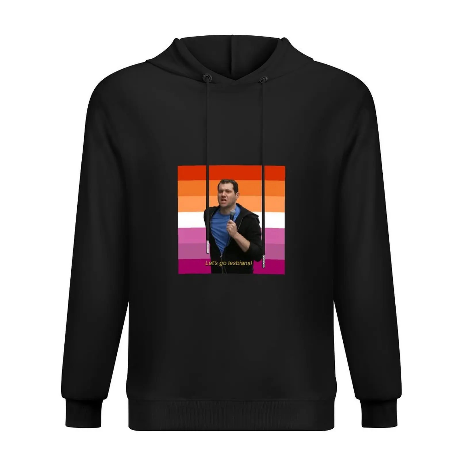 

let's go lesbians! (with flag) Hoodie aesthetic clothing blouse men clothing men wear japanese hoodie