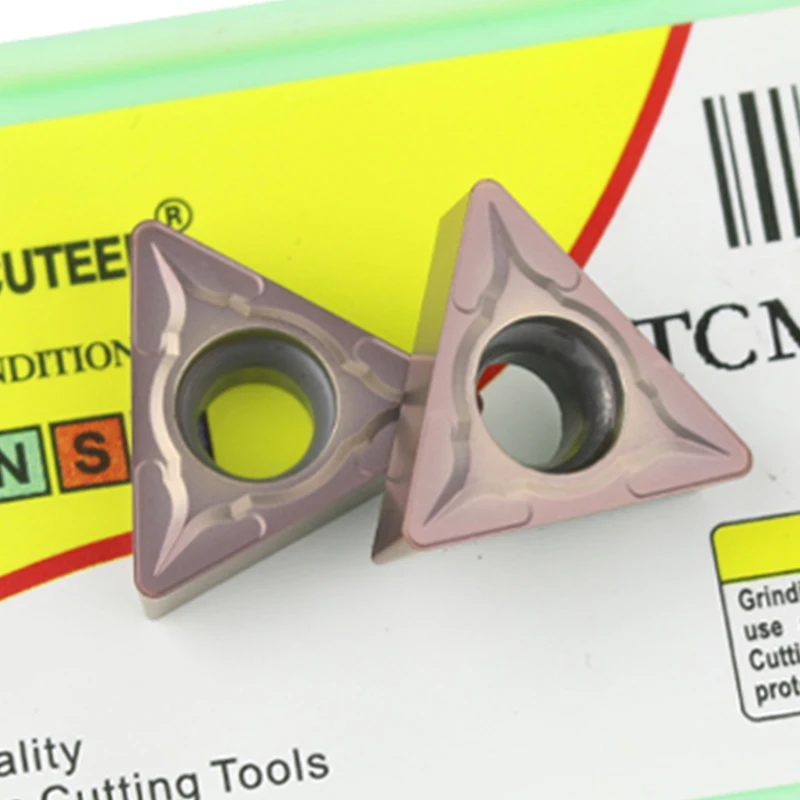 TCMT16T304 TCMT16T308 inserto de carburo TCMT herramienta de torneado interno CNC cortador de cuchillas torno para-stuccr/L16, 10 piezas