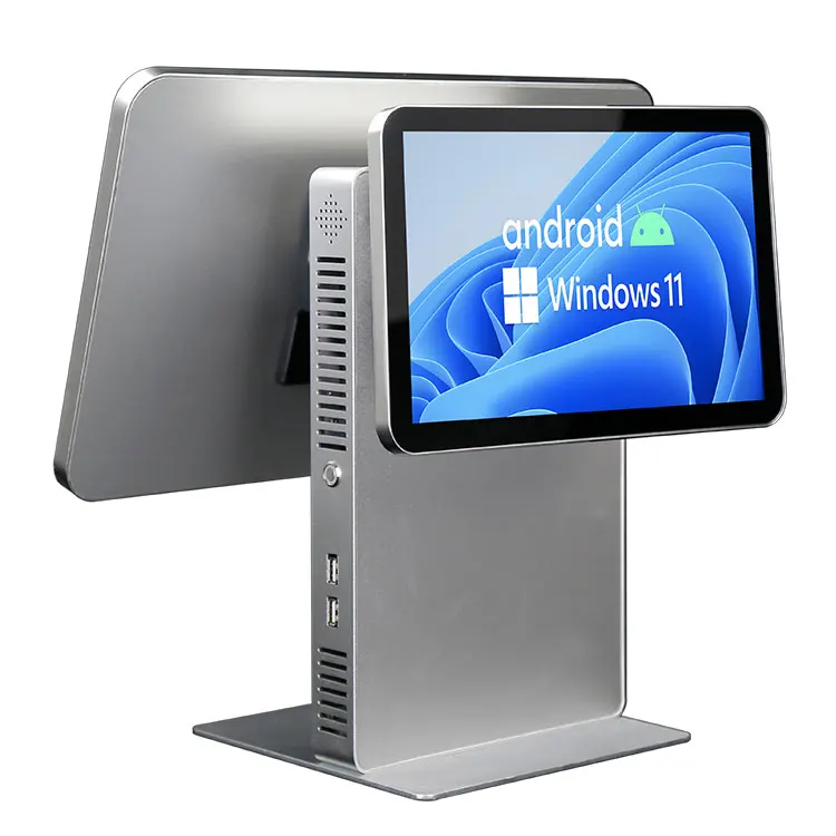15.6 Inch All in One POS System Cash Register Payment Machine with Printer for Retail Store