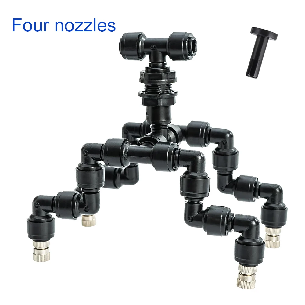 

Mister for Reptile Tank 360° Adjustable Reptile Misting System for Reptile Pet Terrarium Garden Patio Greenhouse Misting System