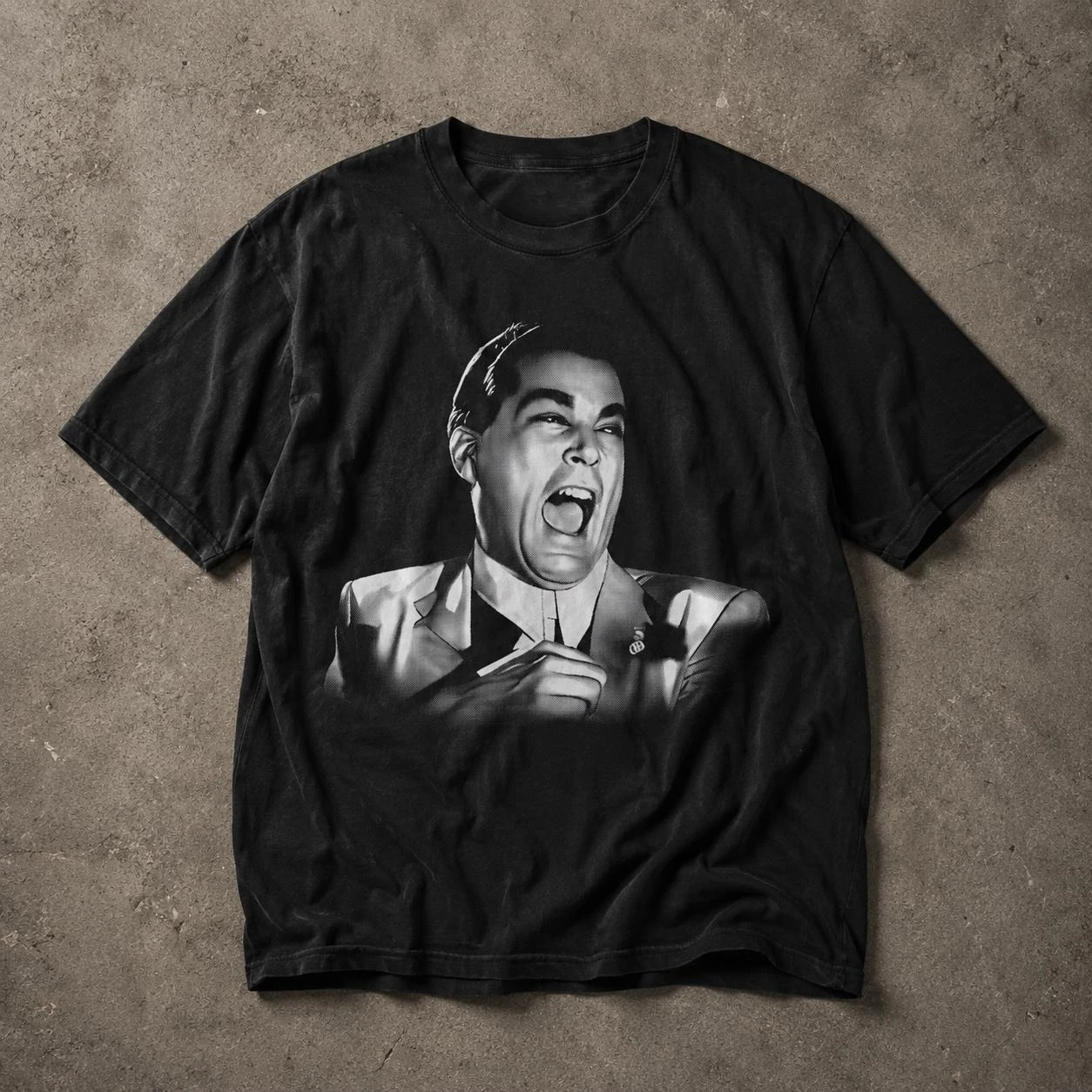 Vintage Goodfellas Movie Tee Iconic Henry Hill LaughING Scene MEME SHIRT Summer Unisex Loose and Breathable Cotton T-shirt Top