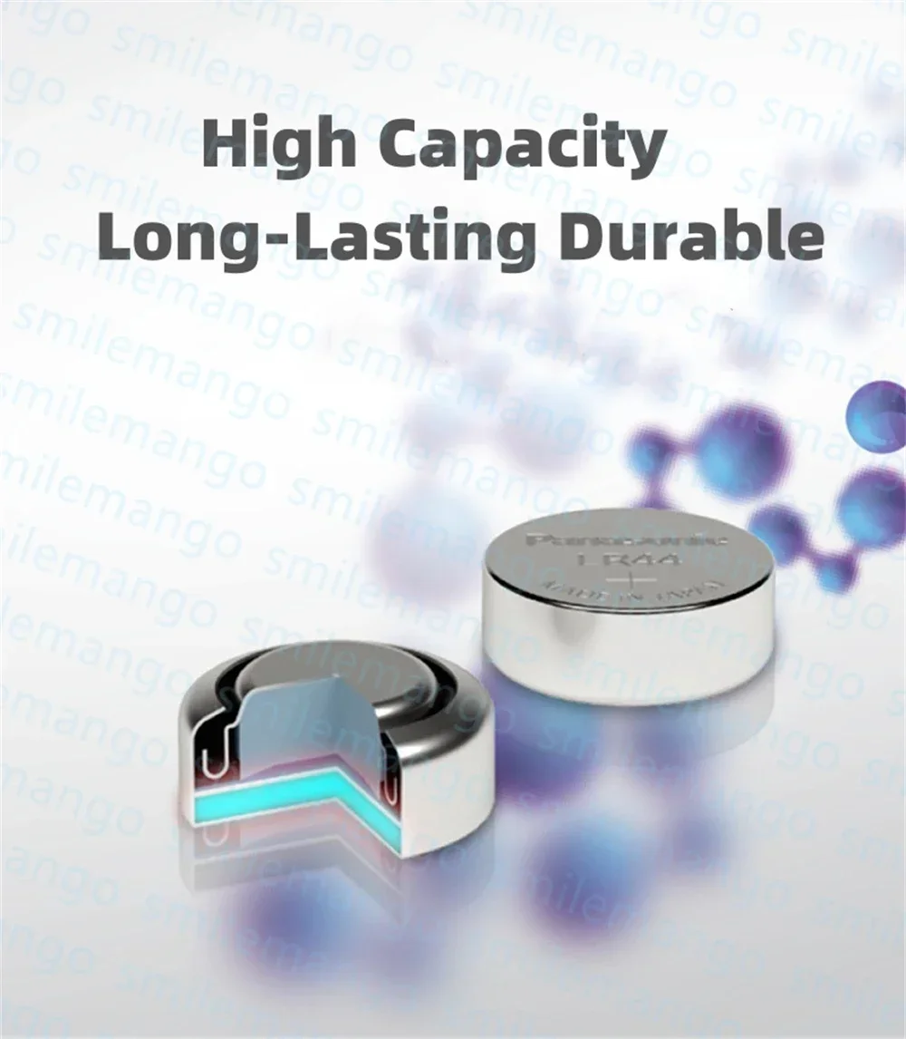 Hotsale الأصلي باناسونيك 1.5 فولت LR44 AG13 175 مللي أمبير زر خلية البطارية 357 SR44 LR1154 بطاريات لساعة حاسبة عملة خلية