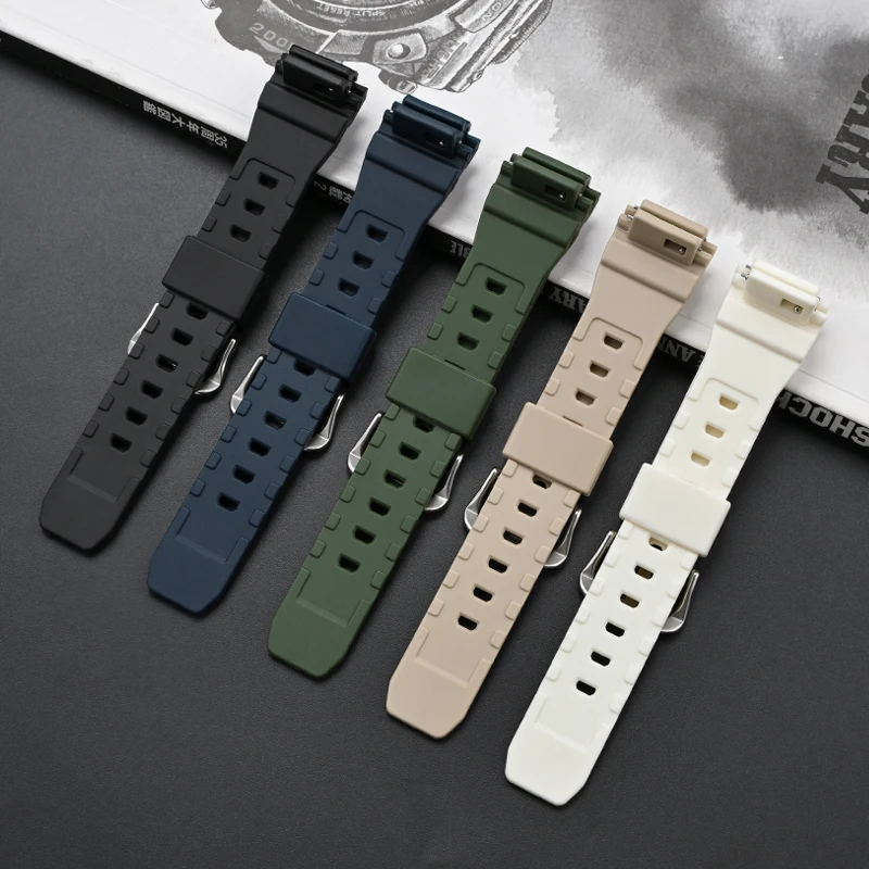 TPU Rubber Strap for Casio G-SHOCK GM-S2100 Women Resin Quick Release Waterproof Watch Band Special Convex Bracelet Accessories
