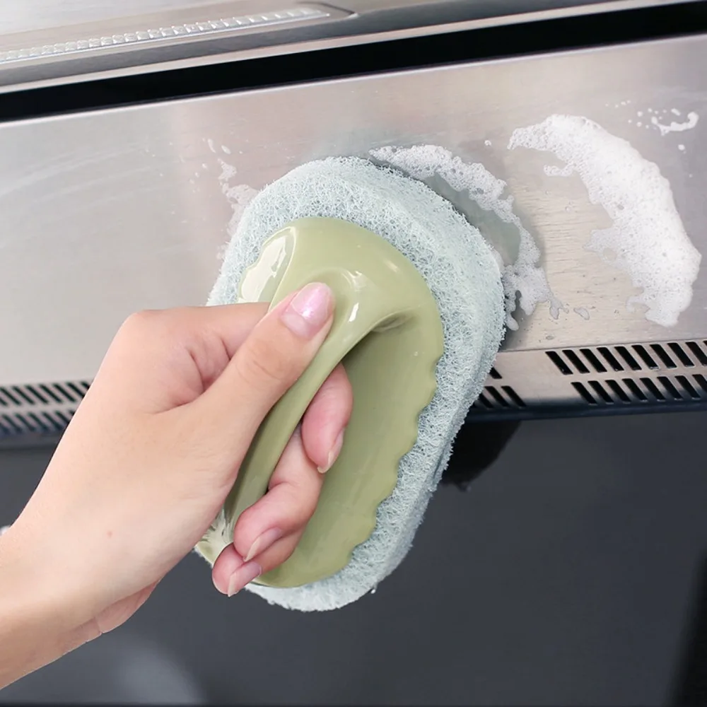 Washing Tools Multi-function Sponge Cleaning Brush Convenient Strong Water Absorption Bathtub Brush Plastic Tile Brush Glass