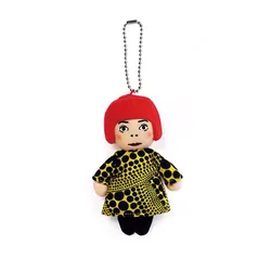 Yayoi kusama yaiyo-ぬいぐるみキーホルダー,バッグペンダント,おもちゃ,ギフト,新品,10cm