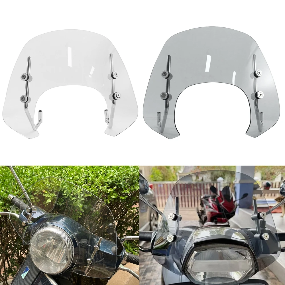 Sprint150 Windschutzscheibe Windabweiser Schutzschirm Windschutzscheibe für Vespa Sprint 150 2016 2017 2018 2019 2020 2021