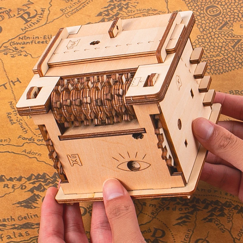 

High Difficulty 3D Wooden Box Puzzle Brain Teaser Games For Adults Caja Rompecabezas IQ Toys Casse Tete Juegos Inteligencia