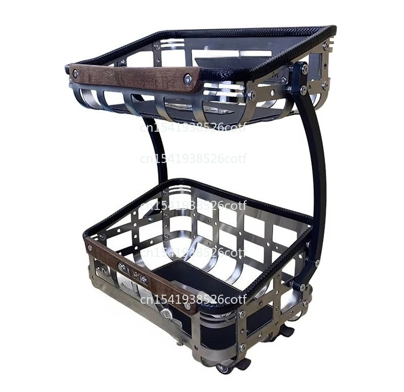 Coffee Storage Rack Outdoor Folding Multi-layer Storage Kitchen Balcony Multi-functional Storage Rack