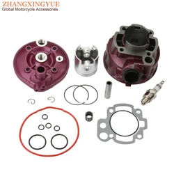 49mm 90cc Big Bore Cylinder Kit & Head For Rieju 50 Drac MRT Pro Enduro NKD RR SM Spike Cross Funbike 50cc LC 2T AM6 Minarelli