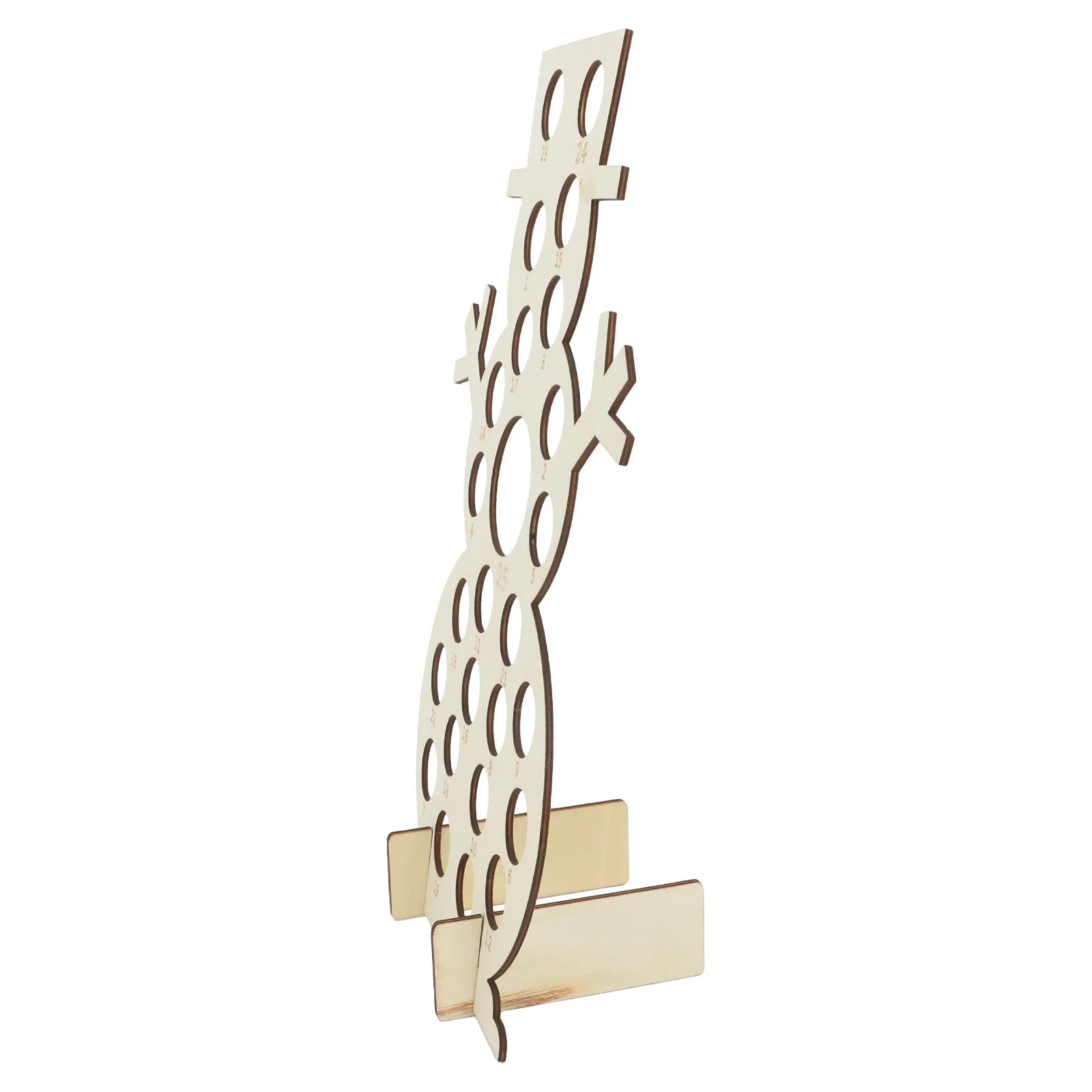 

Decorations Snowman Chocolate Stand Shelf Ornaments Xmas Calendar Christmas Dining Table Rack Home