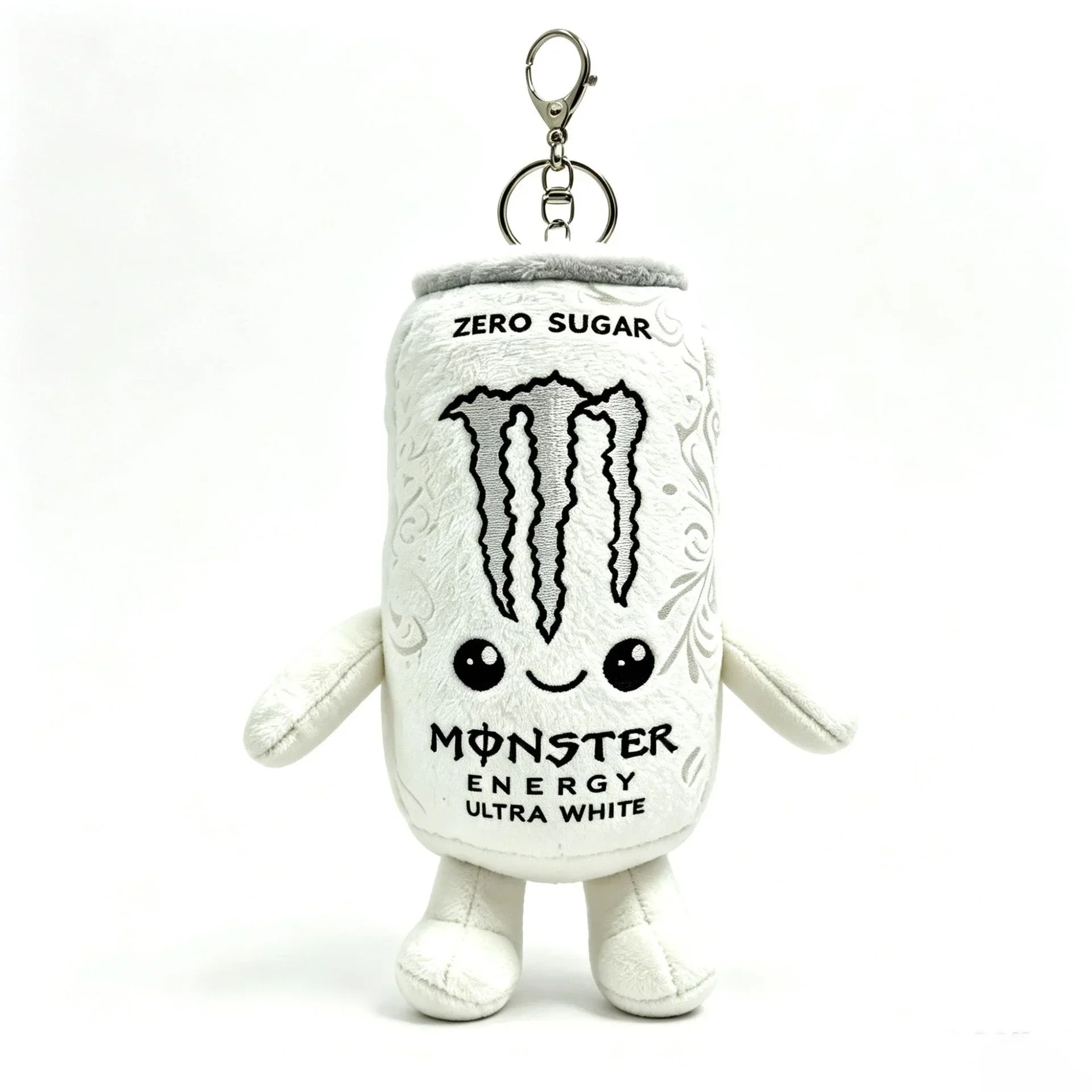 Zero Sugar White Energy Monster Drink Figure Ornament Simulated White Energy Drink Theme Fans Birthday Gifts Desktop Ornament