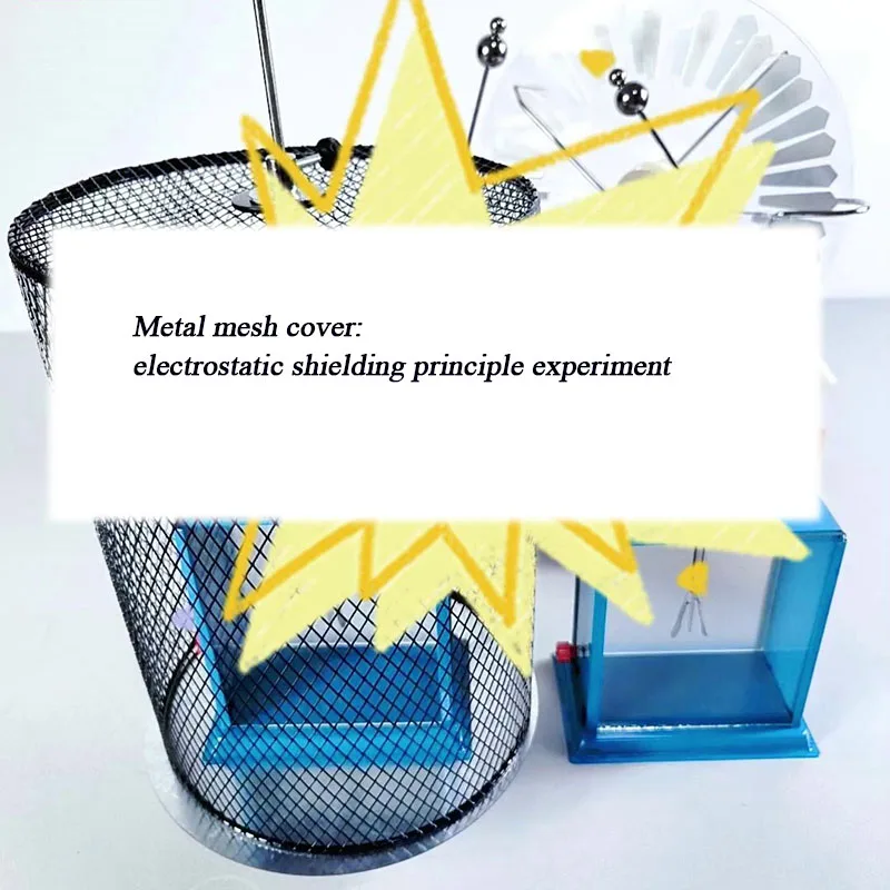 Metal Mesh Cover to Demonstrate The Principle of Electrostatic Shielding Middle And High School Experimental Teaching Instrument