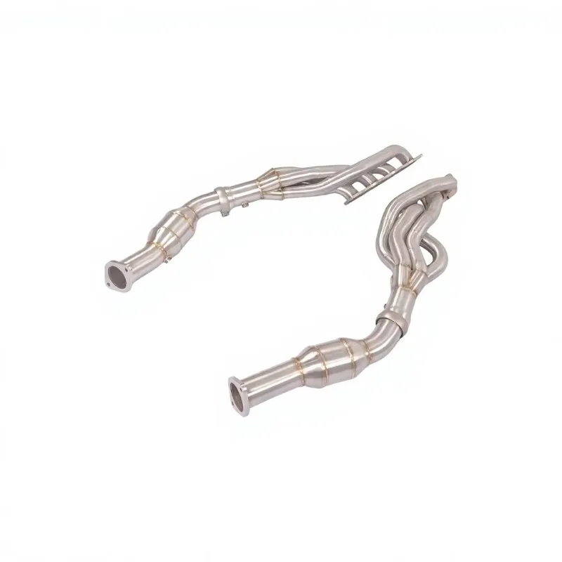 Premium Catalytic Converter TRX Components 304 Stainless Exhaust Manifold Flow Racing Tuning Parts Modification Kit