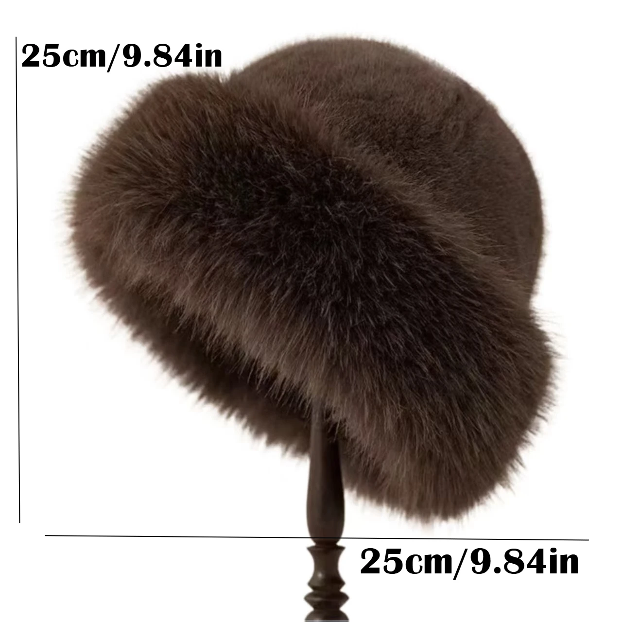 3-Piece Set Women's Fluffy Hats for Fall/Winter, Windproof and Warm Thicken Winter Ear Flapper Fisherman Hats
