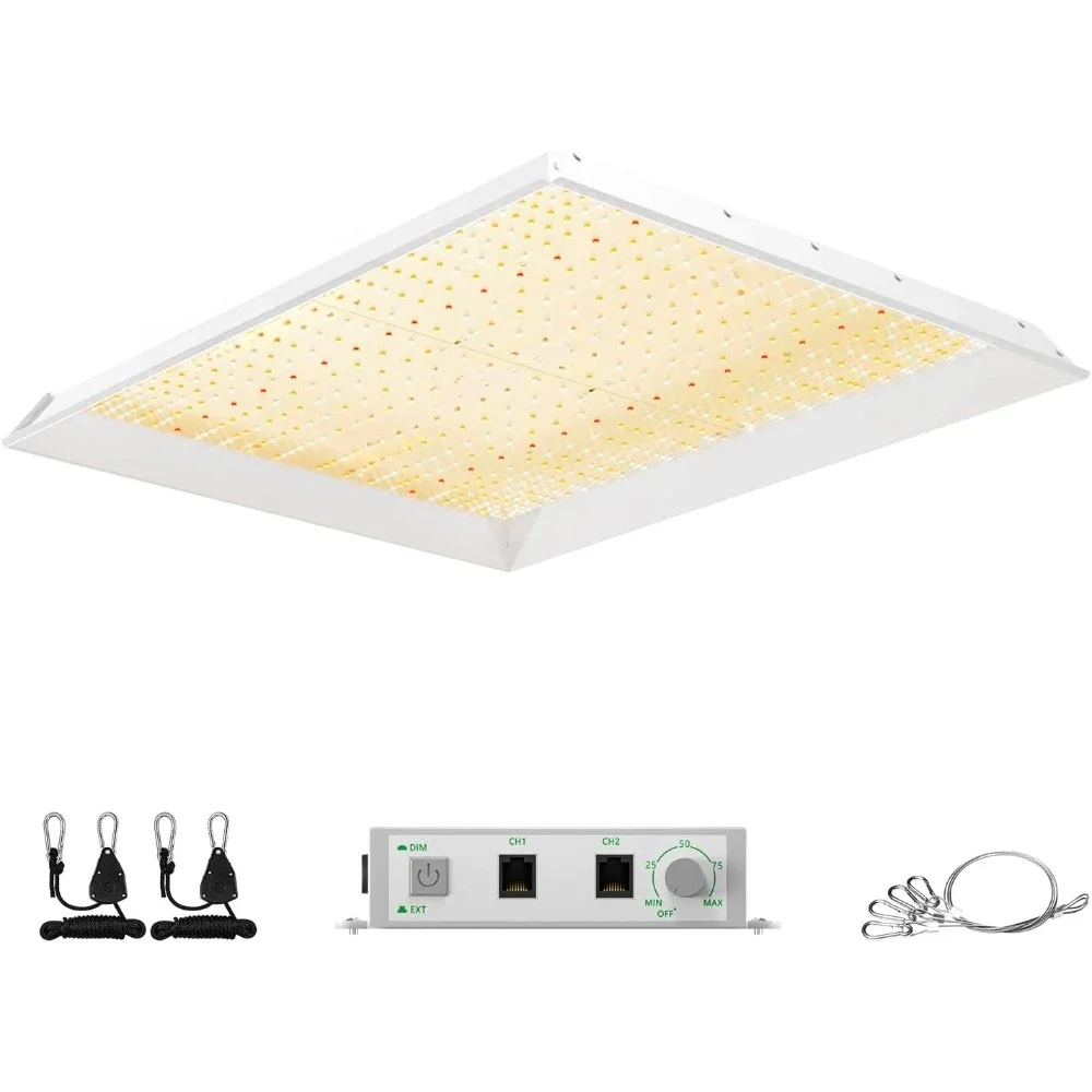 New Grow Light 300 Watt Dimmable Full Spectrum for Indoor Plants Seeding Veg Bloom Light for 3x3/4x4ft Coverage