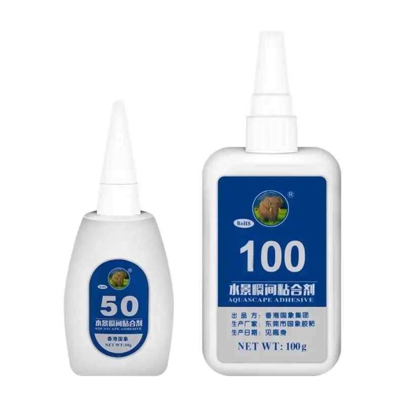 2-5PCS Clear Aquarium Plant Glue Quick Setting Adhesive for Moss Coral Stone Aquascaping Decoration
