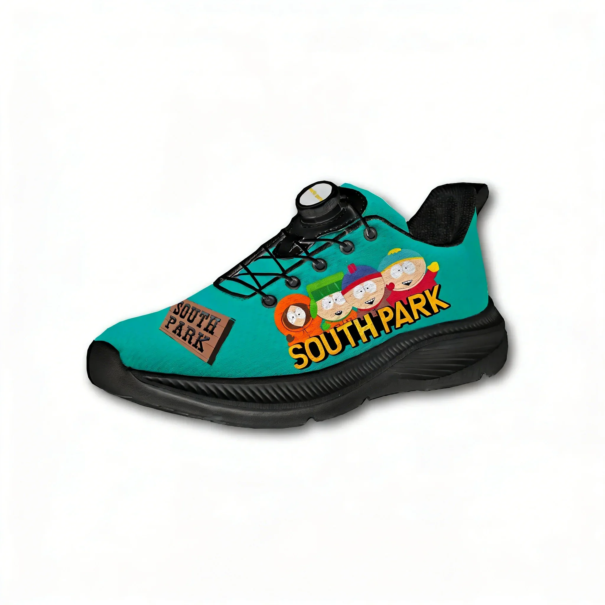South Park Anime Comedy Mens Womens Running shoes Laceless Rotating Button Sports Shoe Hiking Leisure Custom Sneaker