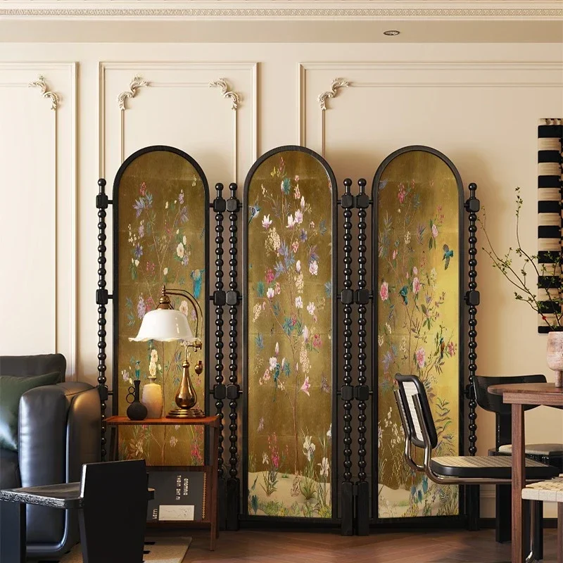 Living room porch entry office bedroom shaded foldable mobile retro background