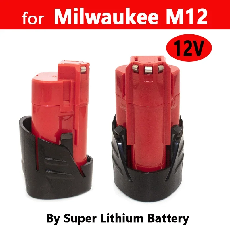 Аккумулятор для Milwaukee12V 3,5 Ач, совместимый с Milwaukee M12 XC 48-11-2410 48-11-2420 48-11-2411, 12-вольтовый Аккумулятор для беспроводных инструментов