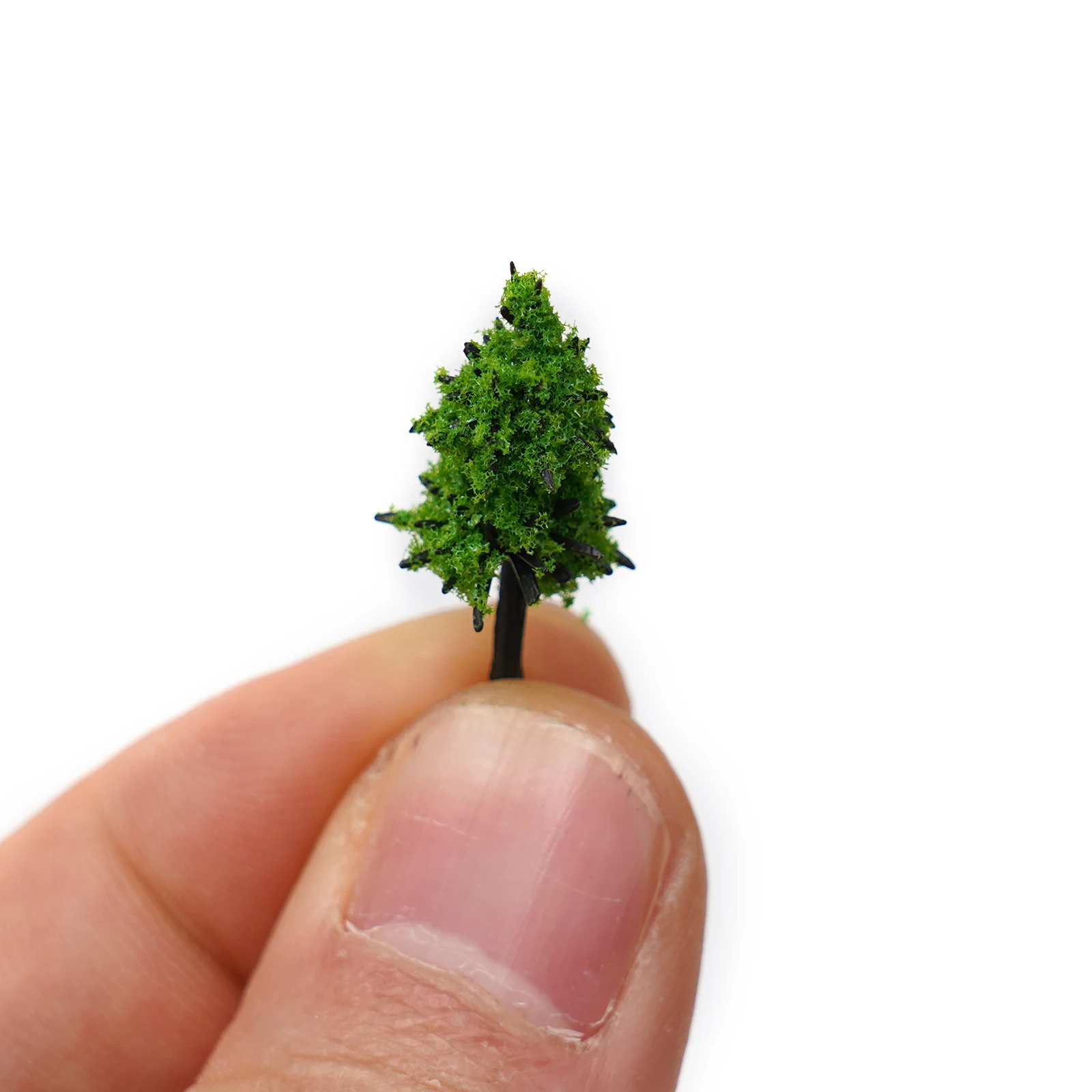 50 Stuks Miniatuurbomen Model Trein Spoorweg Oorlogsspel Landschap Schaal Accessoires Diy Architecturale Zandtafel Modellen