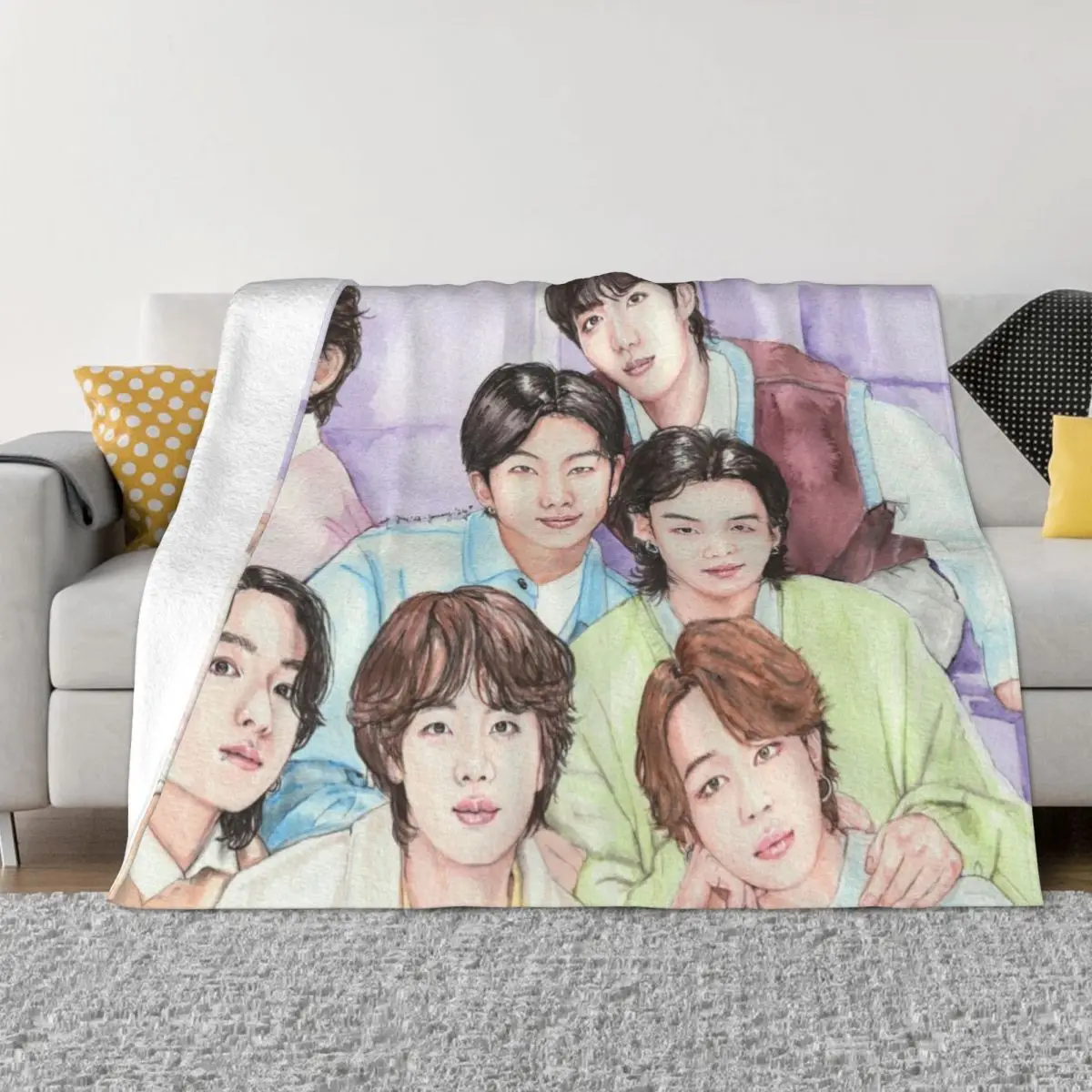 

Festa Family Foto 2023 Throw Blanket Shaggy Sofa Quilt Blankets