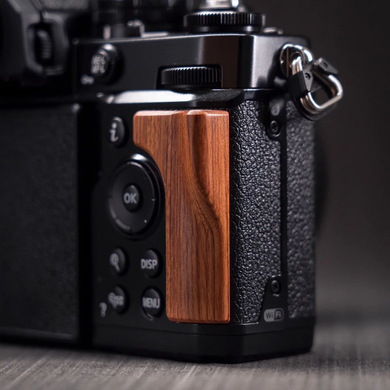 Lightweight Solid Wood Finger Handle Wooden Hand Grip For Nikon ZFC Ebony Walnut Digital Exquisite upgraded Camera accessories