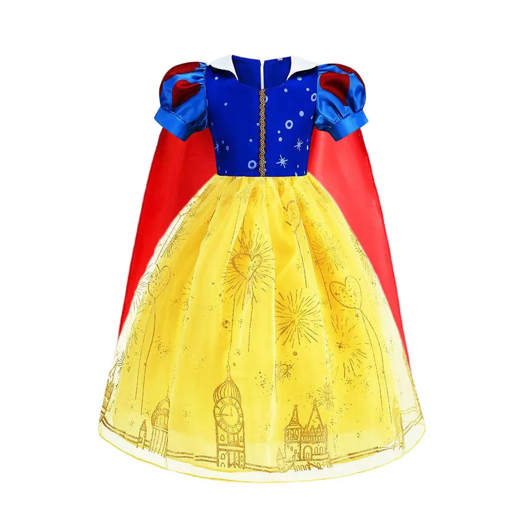 Mädchen Exquisites Prinzessinnen-Ballkleid, Schneewittchen-Kostüm für Kinder, Geburtstagsparty-Tutu-Kleid 2026, Halloween Grünes Elfen-Fee-Outfit – Detail 11