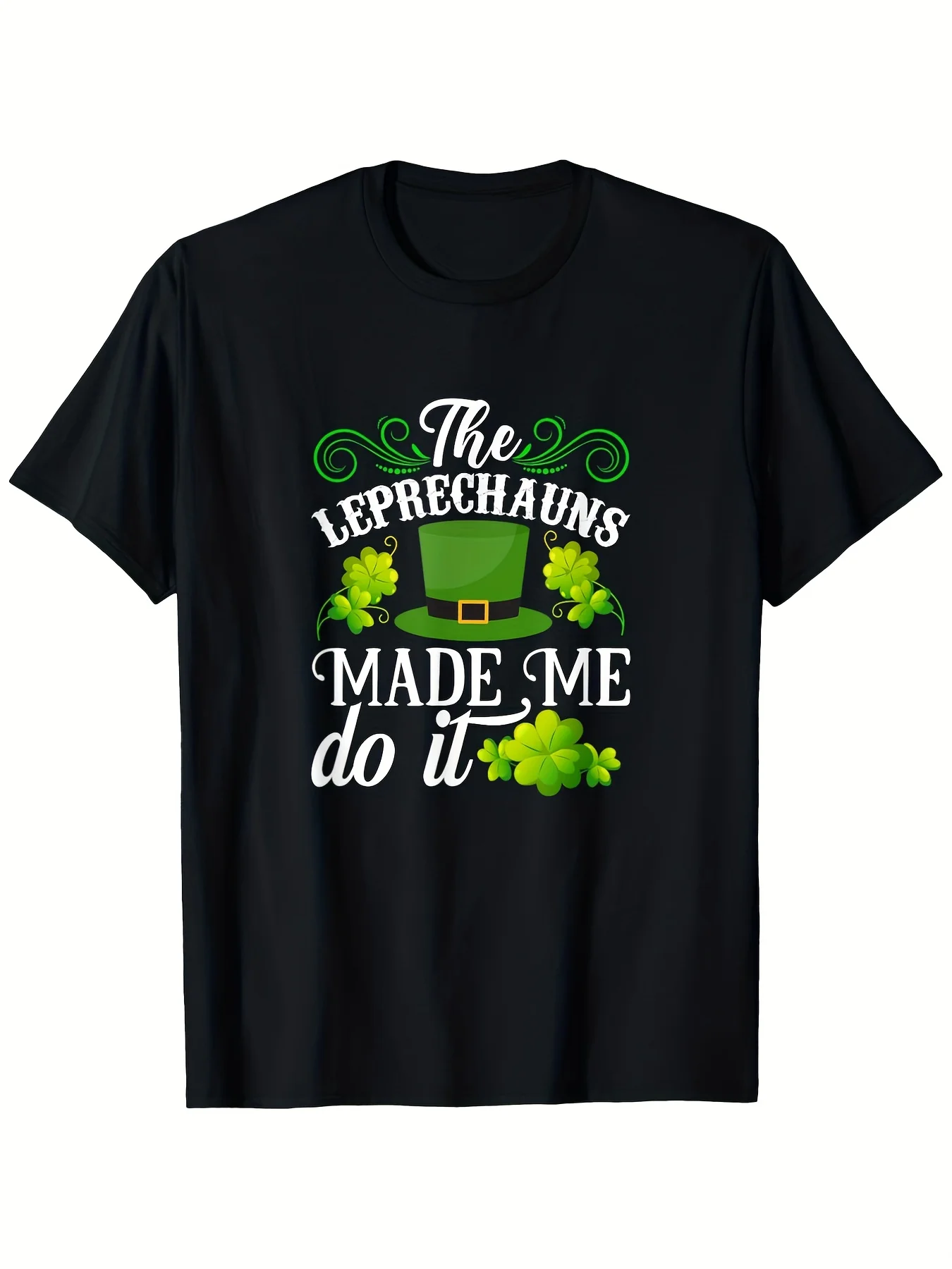The men's and women's St. Patrick's Day T-shirt design 