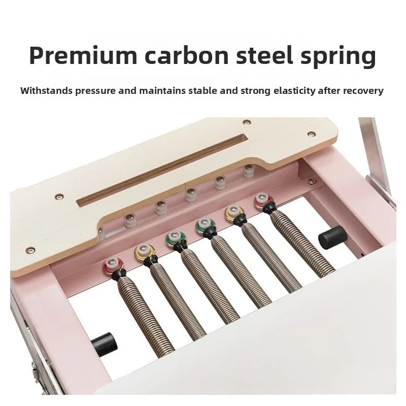 Pilates große Ausrüstung Aluminiumlegierung Klappkernbett Yoga Gym multifunktionales klappbares kleines weißes Bett aus Aluminiumlegierung