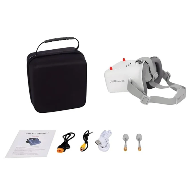 DMKR 008D PRO 5.8G 4.3inch 800x480 FPV Goggles Built-in DVR 2000mAh Battery