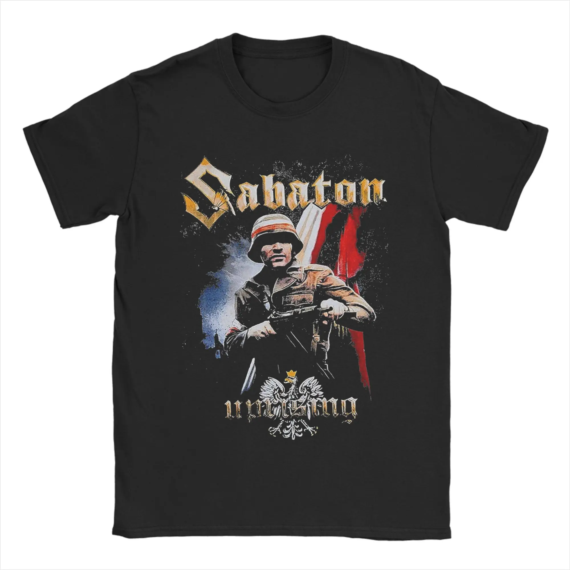 

S-Sabatoned Metal Punk Rock Band Graphic Printing T Shirt for Men Women 100% Cotton Tee Shirt Clothing