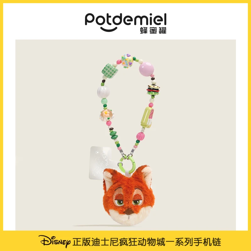 

Плюшевые подвески Disney, многофункциональный ремешок, официальный ремешок Джуди Хоппс, ник Уайльд Лотсо, ремешок для телефона и браслет, бестселлер, милый подарок