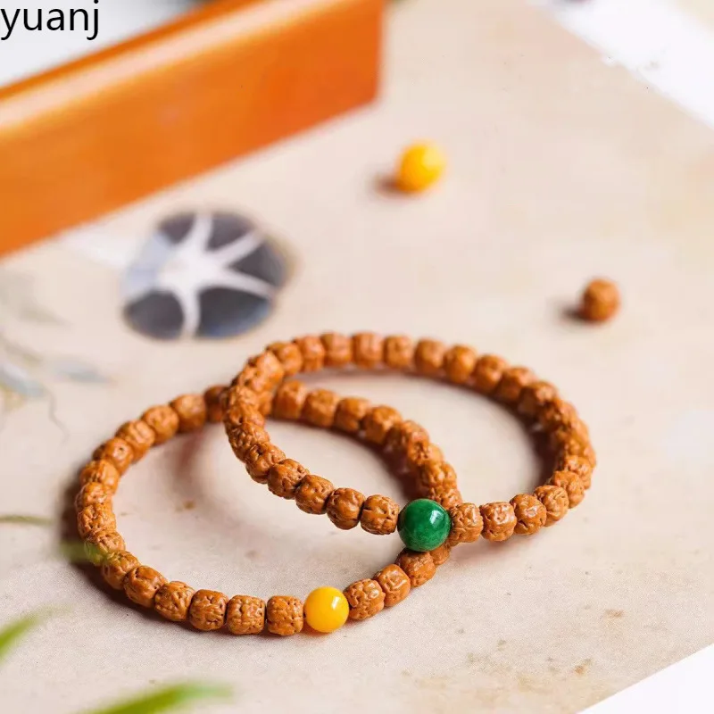 

Natural Small King Bodhi Bracelet South Red Agate Seed Buddha Beads