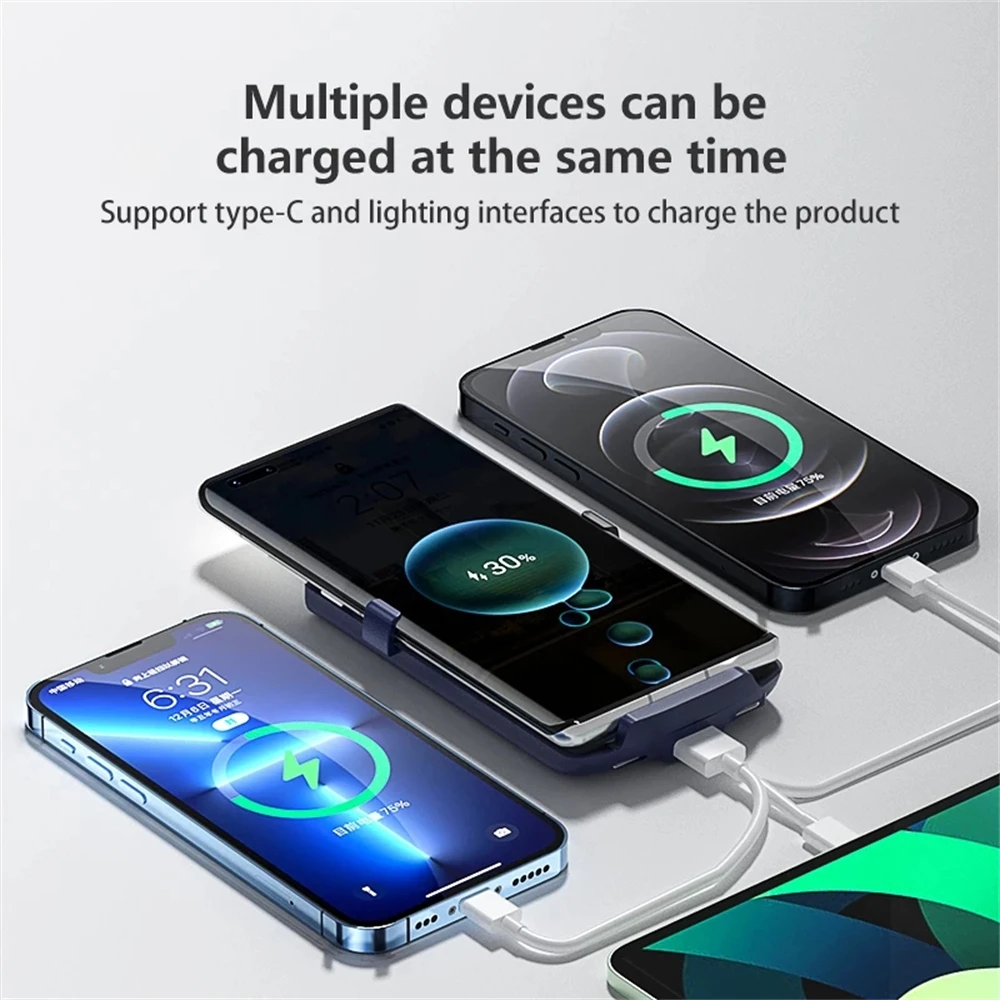 10000mAh uniwersalne etui na baterie do Xiaomi Samsung VIVO OPPO OnePlus Huawei Meizu Moto Google przenośna ładowarka Power Bank Cover