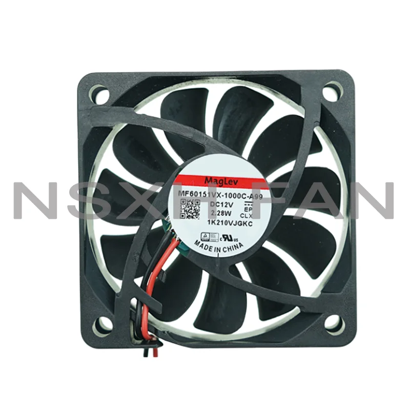 

New Original MF60151VX-1000C-A99 Fan 6015 12V 2.28W 6cm Large Air Volume Fan