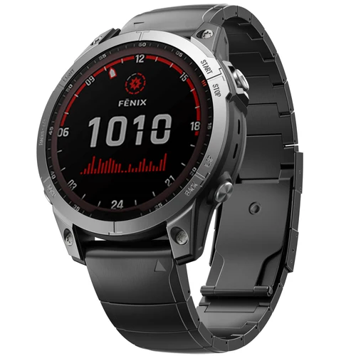 Imagen 2 del producto Correa de liberación rápida de titanio de 22 y 26mm para Garmin Fenix5 5XPlus 6 6XPro 7 7X Tactix 7Pro, pulsera de Metal, pulsera de reloj de fácil ajuste