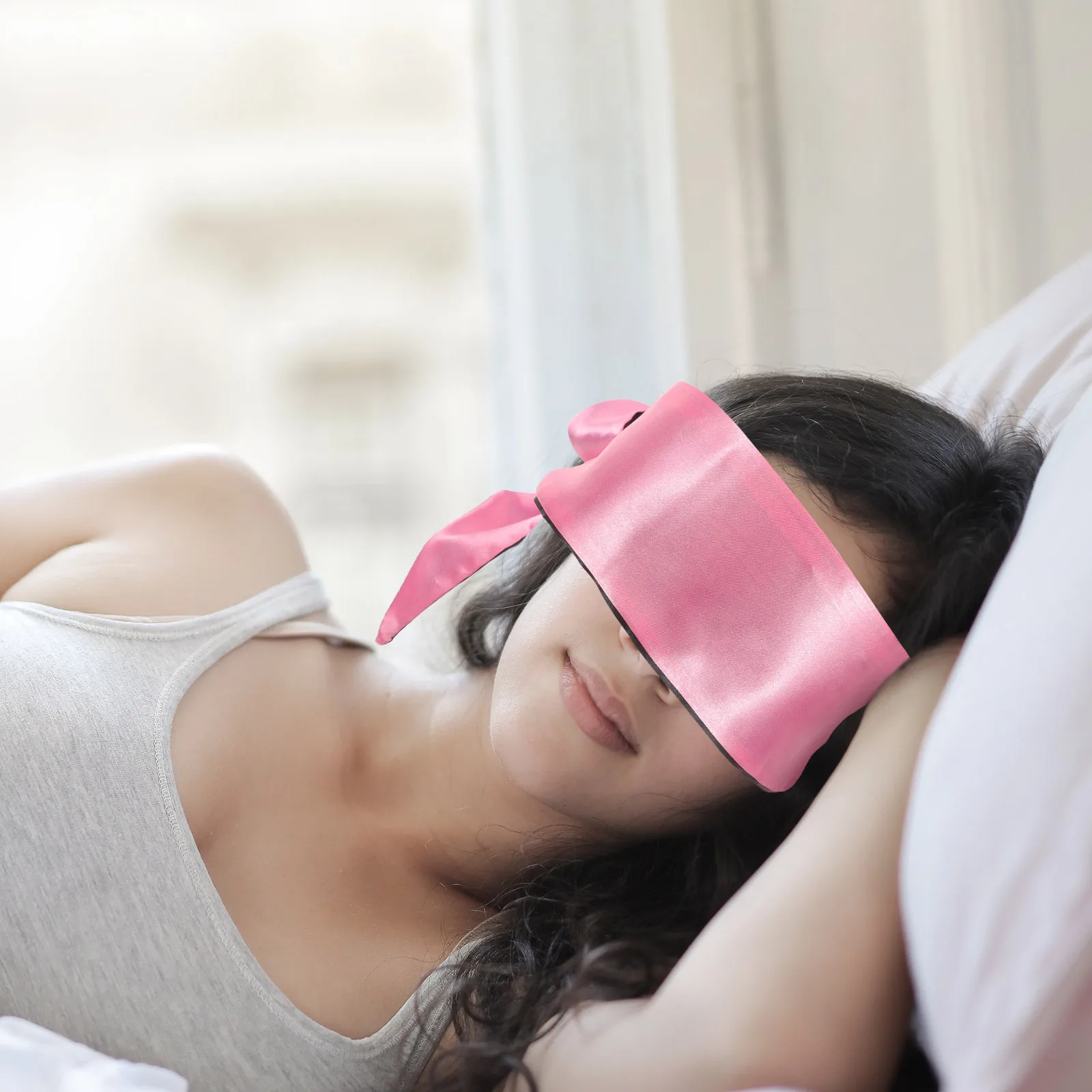 

Маска для глаз, мягкая, удобная, светонепроницаемая, для сна, чехол с повязкой на глаза, гибкий оттенок, портативная дорожная маска