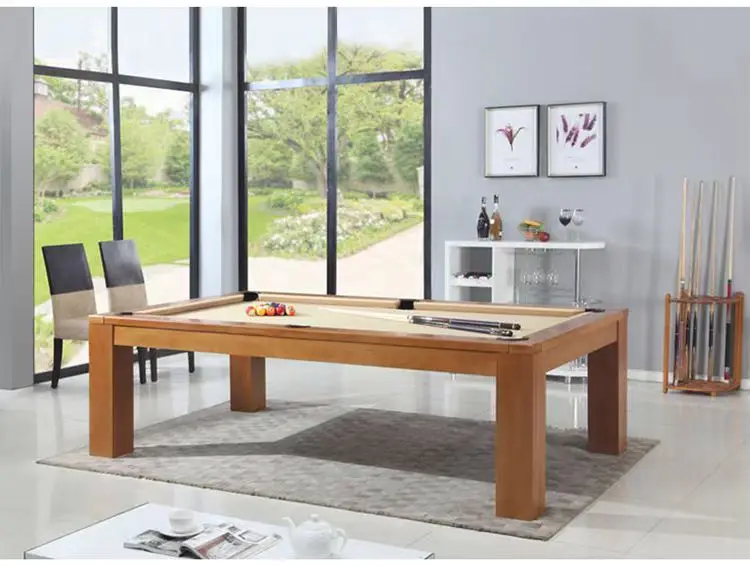 Modern Hot Selling Jiujiang Slate Pool Table 9 Balls 8ft Billiard Table Club and Home Entertainment Dining Billiard Table