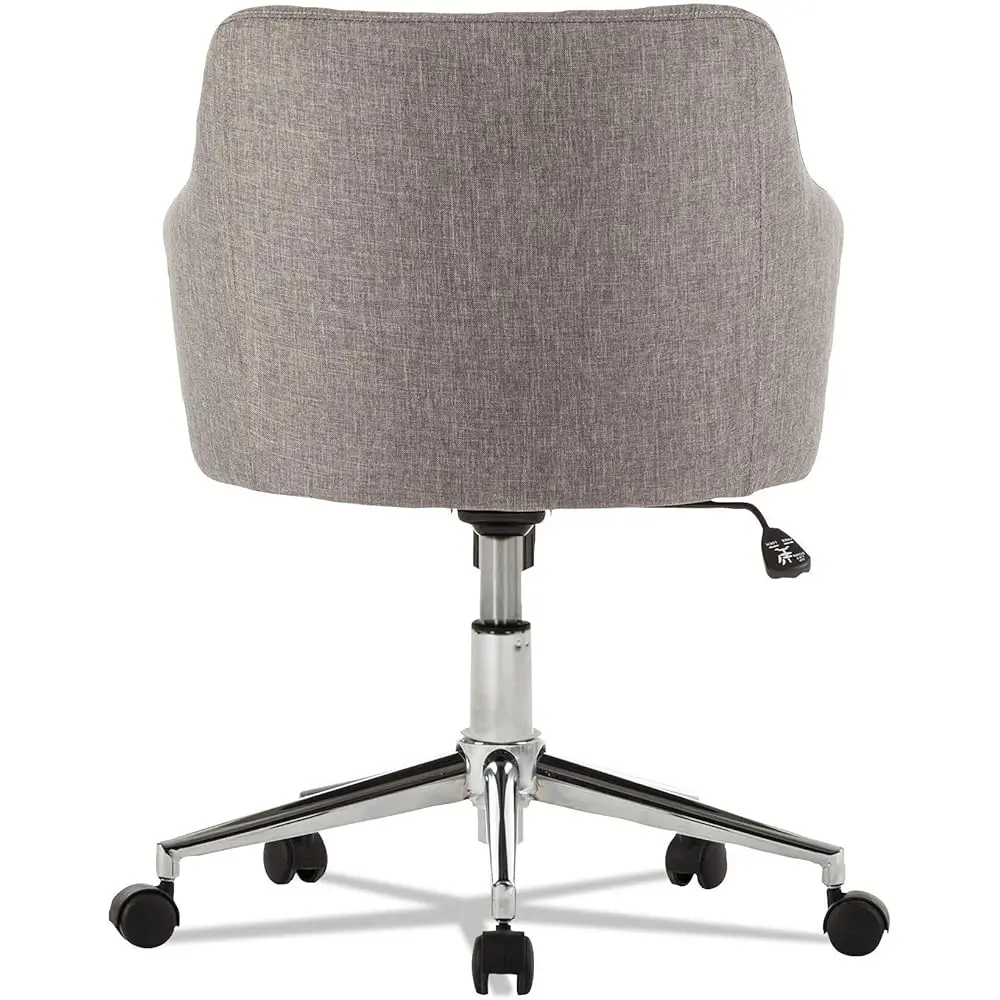 Alecs4251 Tain Series 17.5 In. - 20.5 In. Mid-Ba Chair With 275 Lbs. Acity - Gray Tweed
