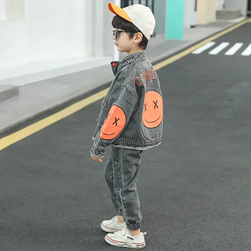 Boys Clothing Set Children Clothing Sets Kids Clothes Boy Suits For Boys Clothes Spring  Autumn Kids  demin Tracksuit 3-13 years