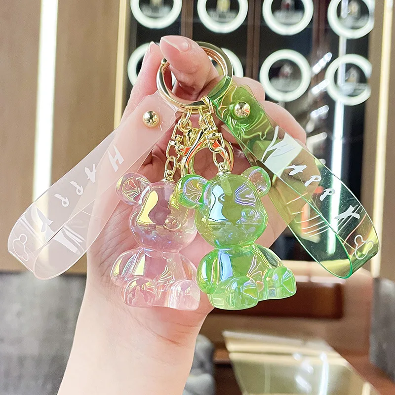 

miniso Acrylic keychain jewelry pendant, couple's exquisite bag pendant