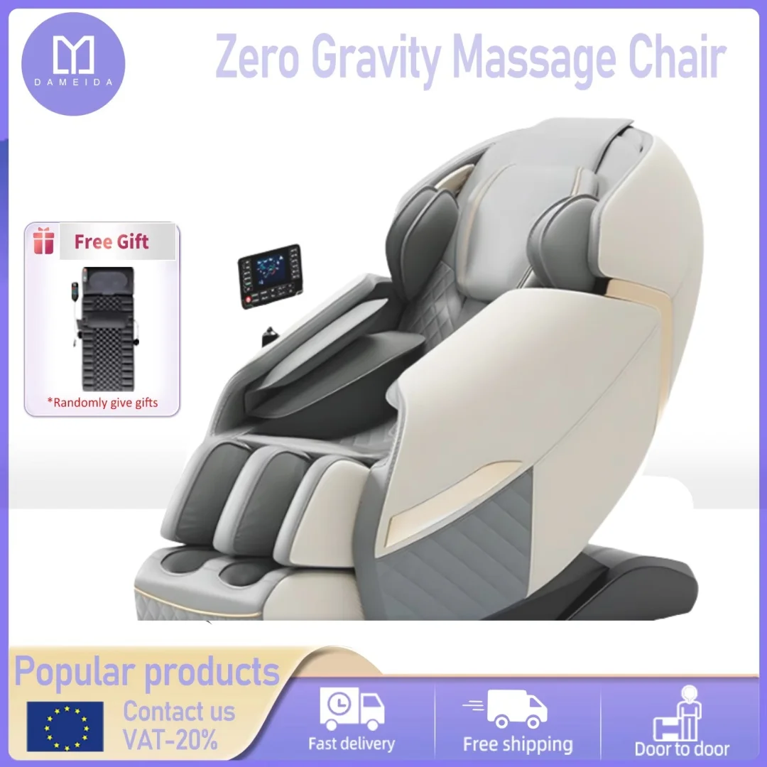 

DAMEIDA массажное кресло для всего тела Deluxe Zero-gravty многофункциональное электрическое офисное массажное кресло диван Bluetooth музыкальное отопление