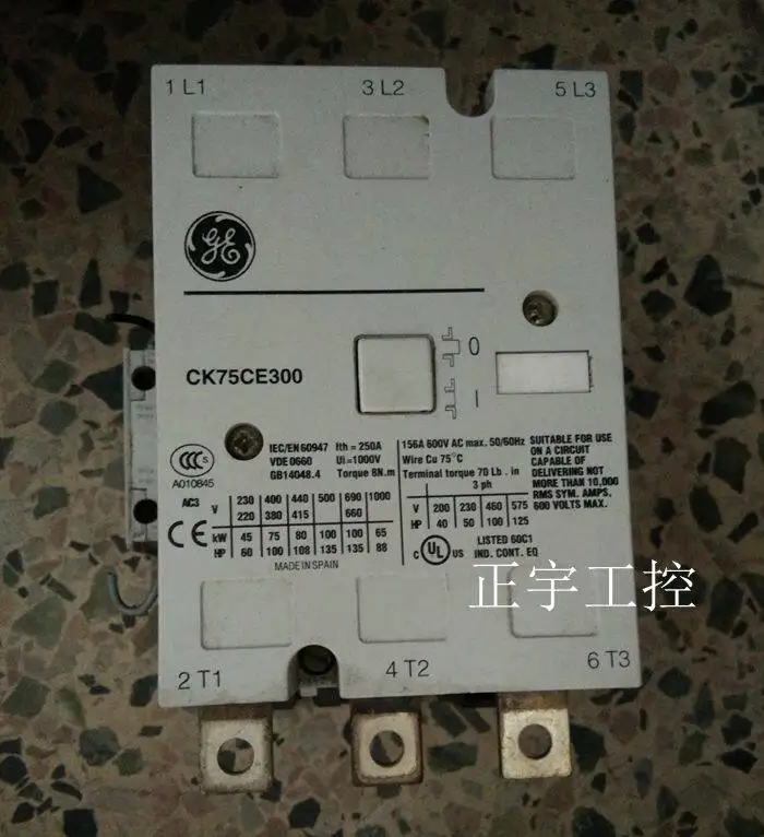 

Original American universal AC and DC contactor CK75CE300N 24-48VAC/DC AC220V