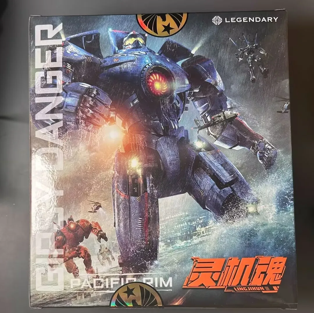 

В наличии Ling Jihun Original Pacific Rim Gipsy Danger 8 дюймов 20 см светодиодный соотношение света фигурки игрушка подарочная коллекция игрушек