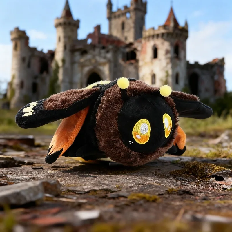 

Голова смерти Hawkmoth плюшевая игрушка фаршированная готическая плюшевая игрушка на Хэллоуин для детей Декор на Хэллоуин кукла мультяшные подарки домашний декор