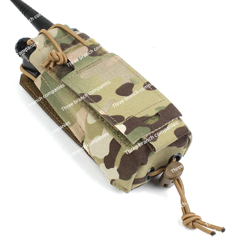 Pewtac Baofeng Uv5r Uv82 Interphone Package Molle Radio Station Bag Handheld Transceiver Bag Protective Cover