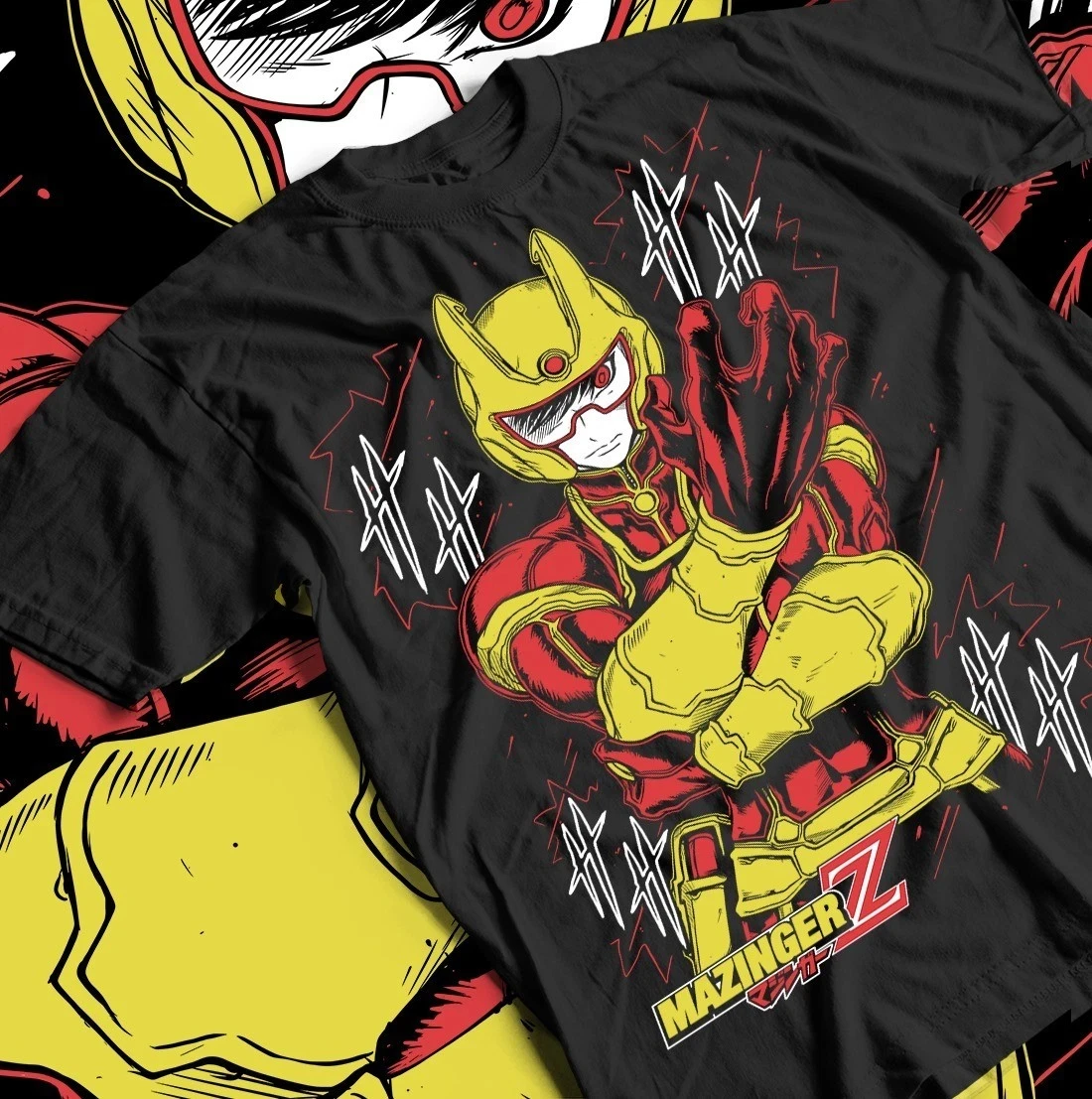 Camiseta de verano Mazinger Z, Koji Sayaka Yumi, Ashura Hell Robot, camiseta de manga corta con cuello redondo para hombre