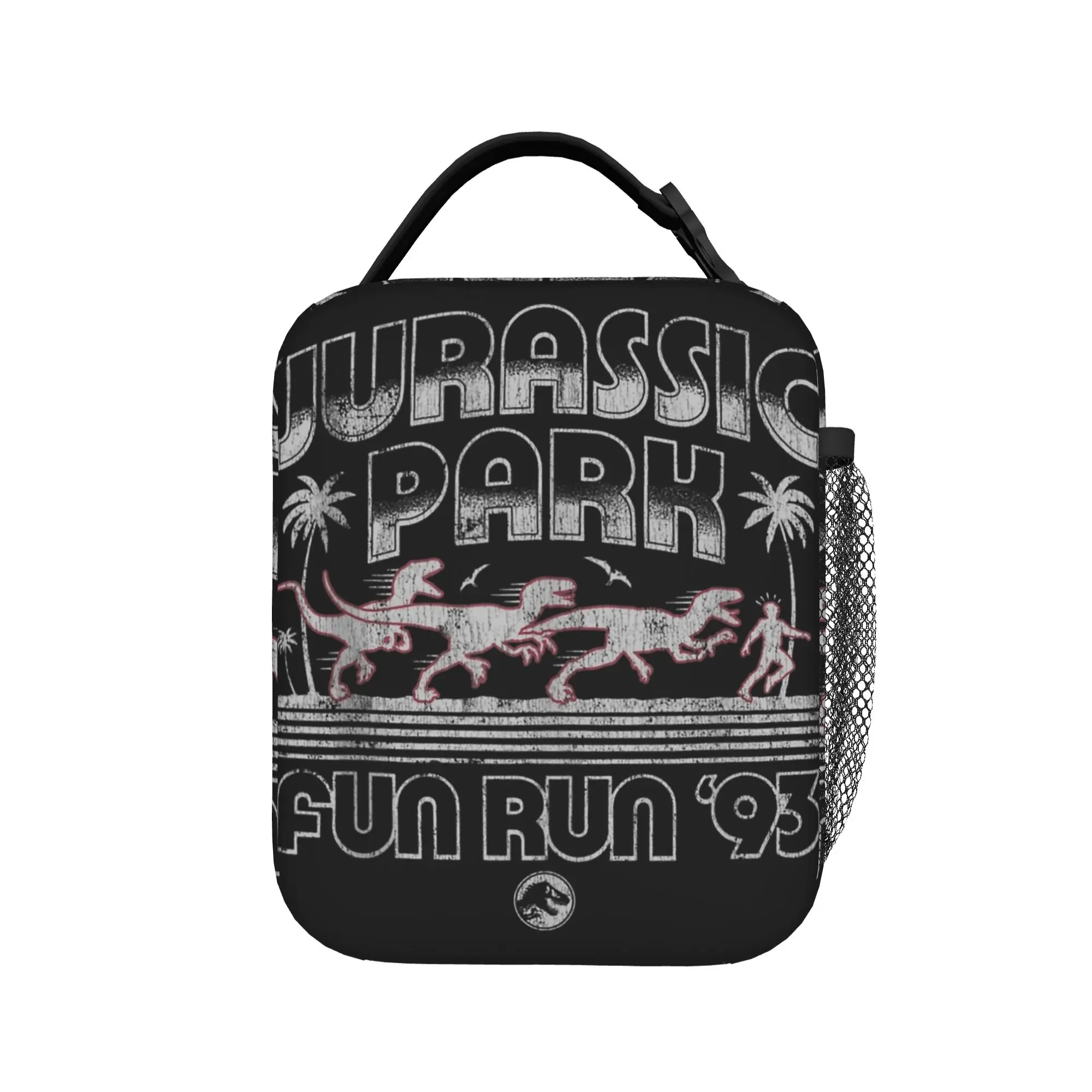 Jurassic Park Fun Run 93 - Bolsas térmicas para el almuerzo con logotipo, bolsa térmica, contenedor para el almuerzo, bolsa para el almuerzo, bolsa Bento, para oficina y viajes