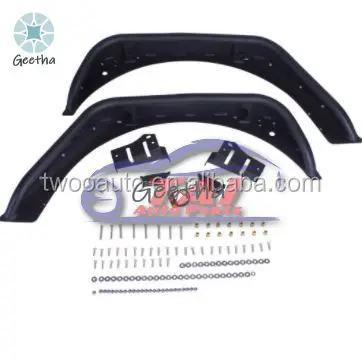 

Hot Sales 2 Doors Front Wheel Eyebrow for jeep Wrangler poison Spider with 4 Tablets