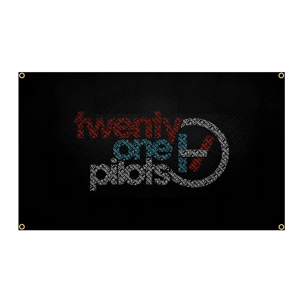 90x150cm 3X5FT Twenty One Pilots Flags Polyester Printed Banner For Decoration